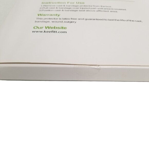 Keefitt Waterproof Cast Bandage Protector Adult Long Leg Wound Cover Shower - Picture 3 of 6